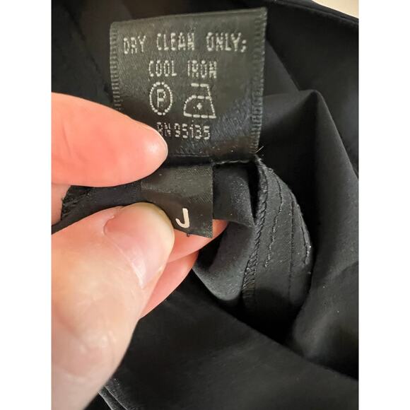 Lafayette 148 Women's 8P Wool Dress Pants Black Front Pleat Work Trousers Career - Picture 6 of 15